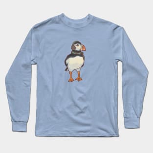 Ear Muff-in Puffin Long Sleeve T-Shirt